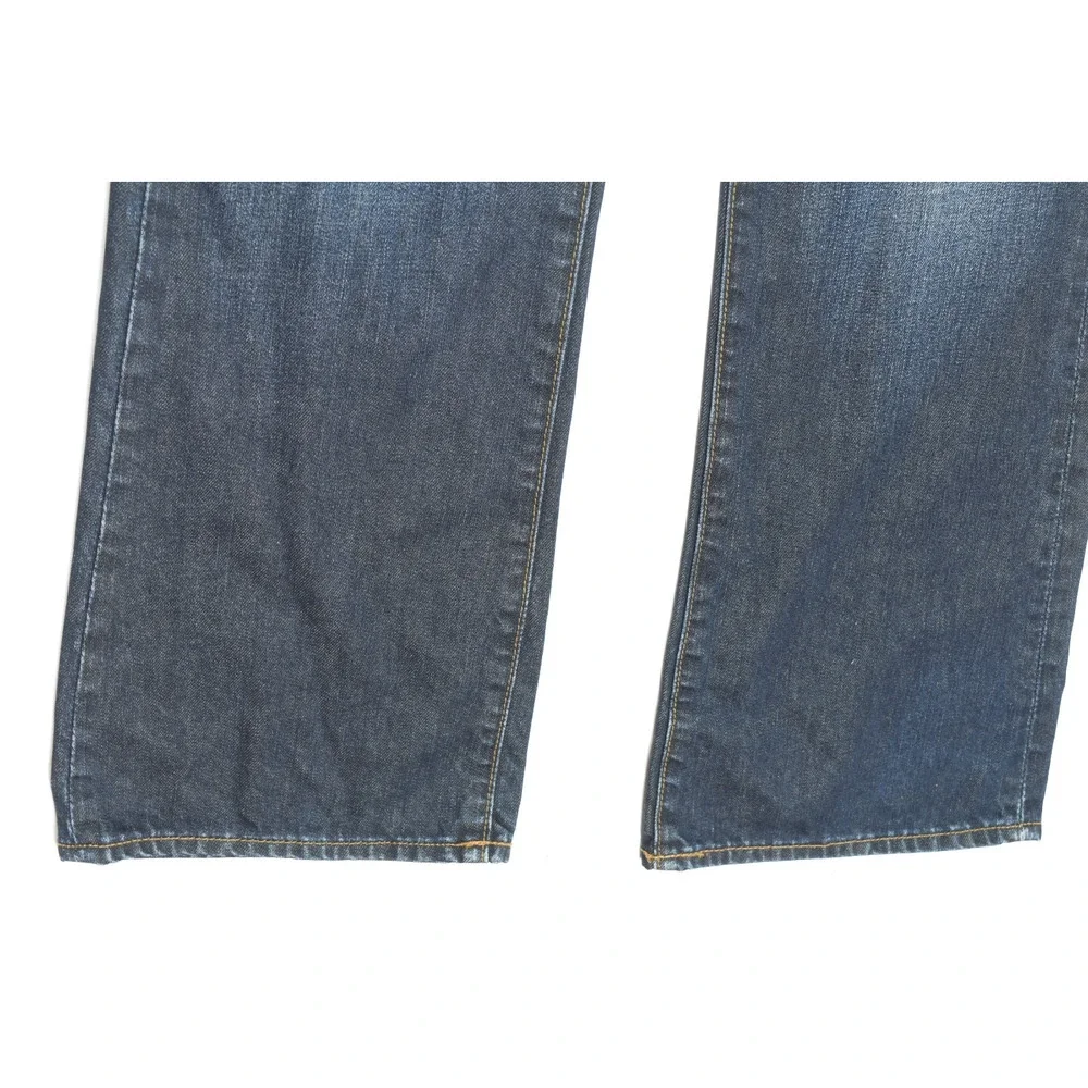 GAP 1969 Boot Cut Jeans Mens 30x30 Blue Dark Wash Relaxed Fit Cotton Denim